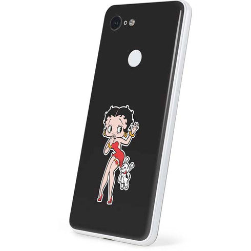 Betty Boop With Puppy Google Pixel 3 Skin